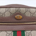 OPHIDIA Brown×red×green PVC coated canvas 517350 オフィディア ブラウン×レッド×グリーン PVCコーティングキャンバス 517350