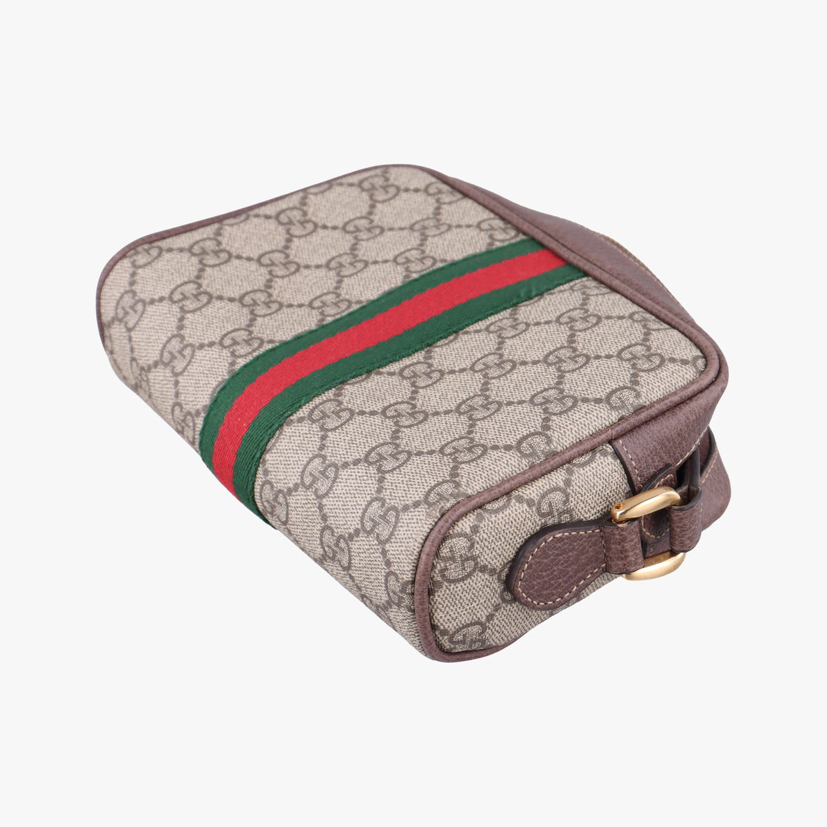 OPHIDIA Brown×red×green PVC coated canvas 517350 オフィディア ブラウン×レッド×グリーン PVCコーティングキャンバス 517350