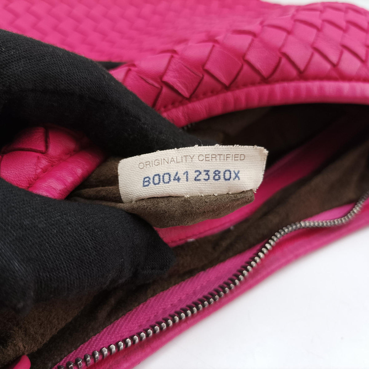 Intrecciato Rose lambskin B00412380Xイントレチャート ローズ レッド ラムスキン B00412380X