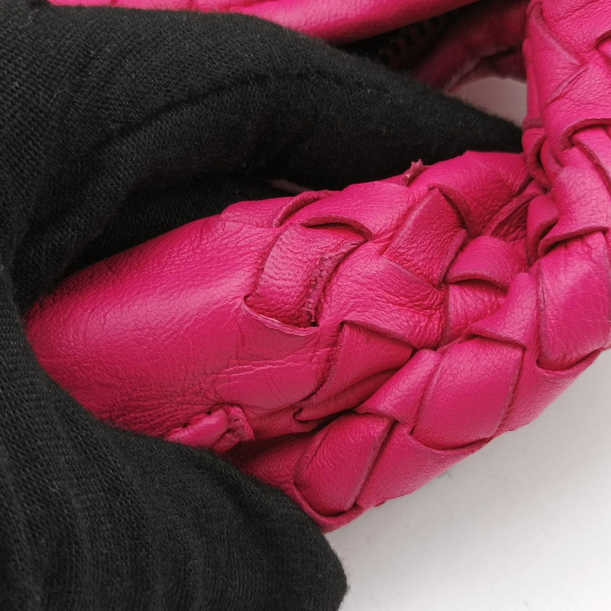 Intrecciato Rose lambskin B00412380Xイントレチャート ローズ レッド ラムスキン B00412380X