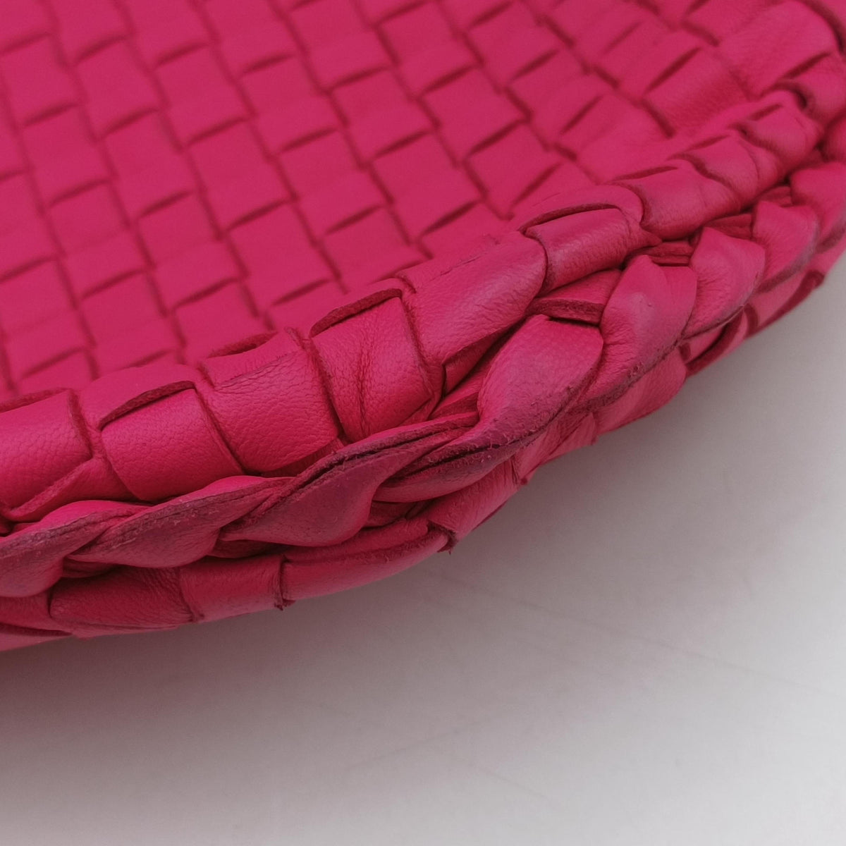 Intrecciato Rose lambskin B00412380Xイントレチャート ローズ レッド ラムスキン B00412380X