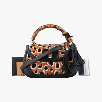 New Bamboo Multicolour ponyhair×leather 254884 H016720147ニューバンブー マルチカラー ハラコ×レザー 254884 H016720147