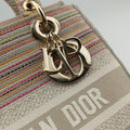 Lady Dior Multicolor fabric 50-MA-0211レディディオール マルチカラー ファブリック 50-MA-0211