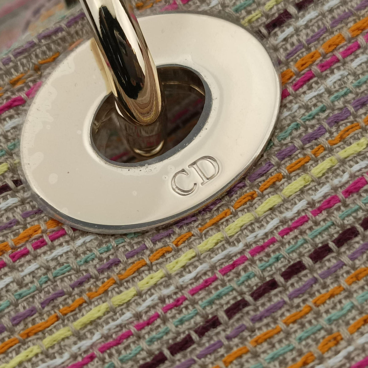 Lady Dior Multicolor fabric 50-MA-0211レディディオール マルチカラー ファブリック 50-MA-0211