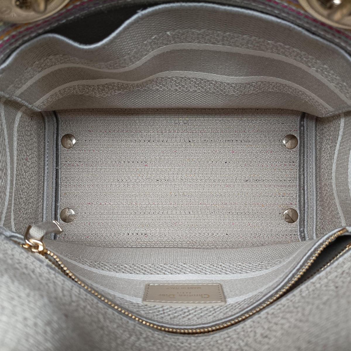 Lady Dior Multicolor fabric 50-MA-0211レディディオール マルチカラー ファブリック 50-MA-0211