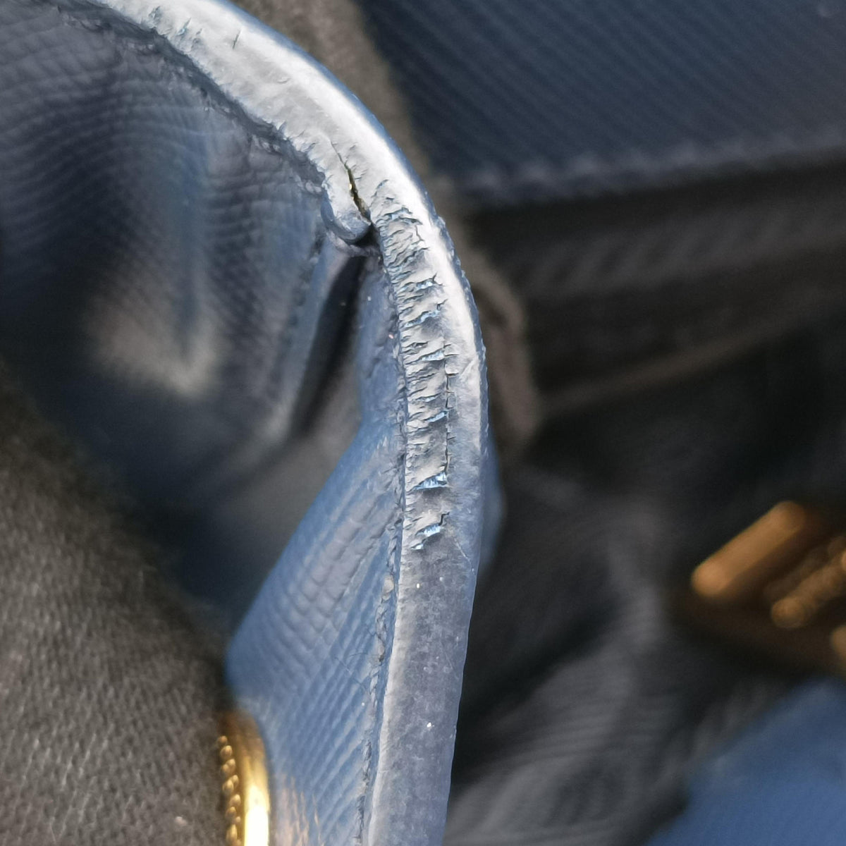 Galleria Navy SAFFIANO Leather BN2274 14/Hガレリア ブルーブラック サフィアーノレザー BN2274 14/H