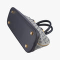 Monogram Mini Alma Long Navy × Gray Canvas × Leather M92303 MI1022モノグラム ミニ アルマ ロン ネイビー × グレー キャンバス×レザー M92303 MI1022