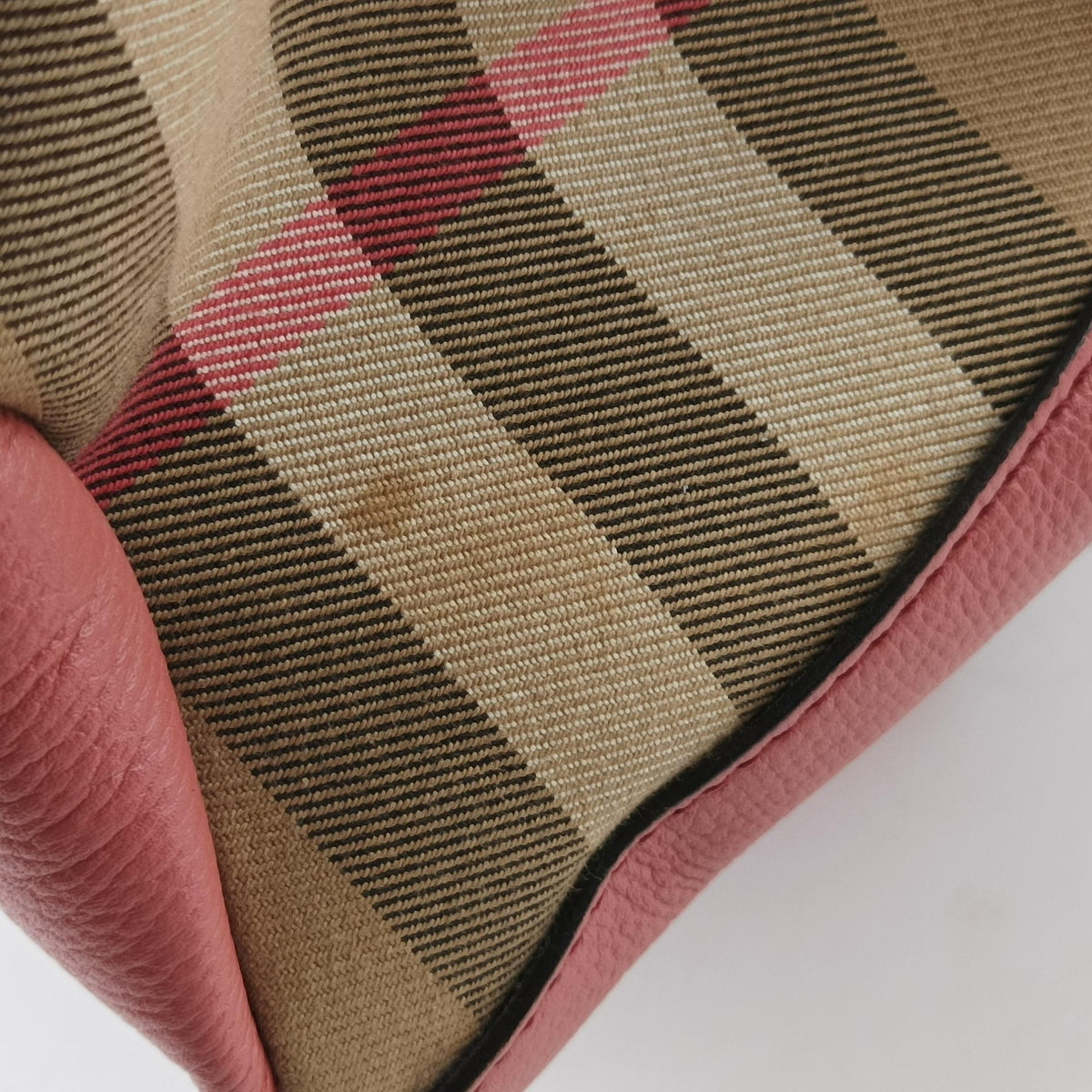 Banner Pink×Multicolor Leather × Canvas 4049396/67Eバナー ピンク×マルチカラー レザー ×キャンバス 4049396/67E