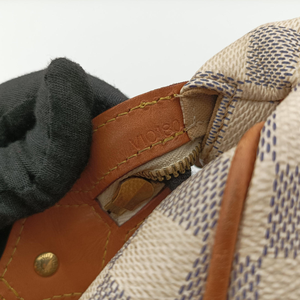 STRESA PM Azur Damier Canvas N42220 VI0180ストレーザPM アズール ダミエキャンバス N42220 VI0180