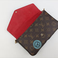 Felicie Pochette Brown×Multicolor Monogram Canvas M62145 MI3166フェリシー ポシェット モノグラム/ブラウン×マルチカラー モノグラムキャンバス M62145 MI3166