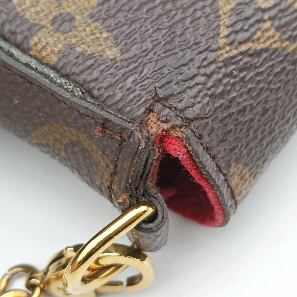 Felicie Pochette Brown×Multicolor Monogram Canvas M62145 MI3166フェリシー ポシェット モノグラム/ブラウン×マルチカラー モノグラムキャンバス M62145 MI3166