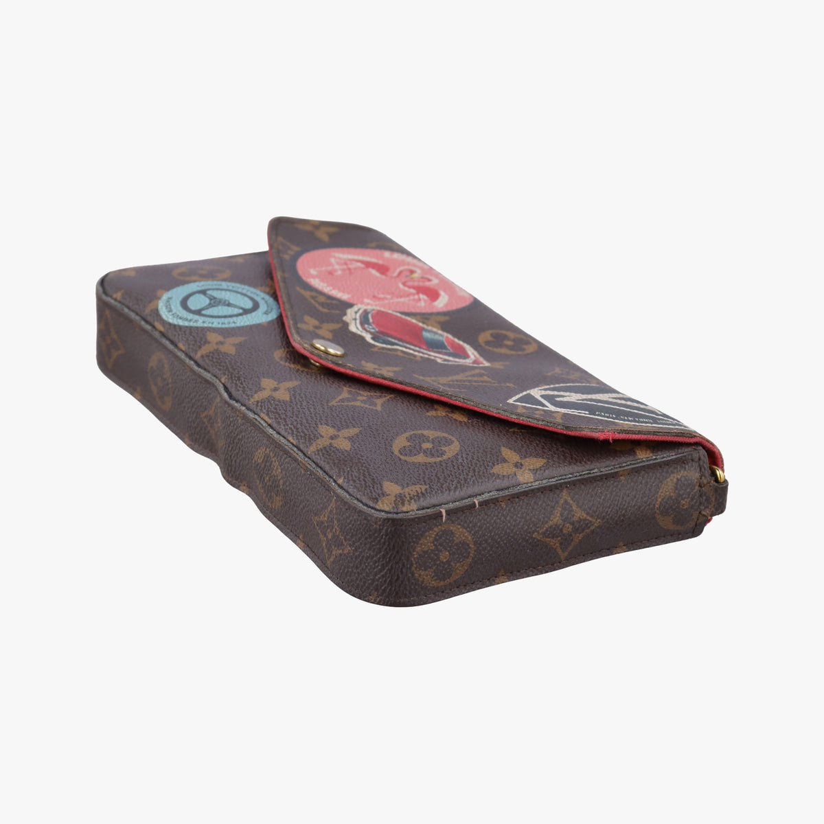 Felicie Pochette Brown×Multicolor Monogram Canvas M62145 MI3166フェリシー ポシェット モノグラム/ブラウン×マルチカラー モノグラムキャンバス M62145 MI3166