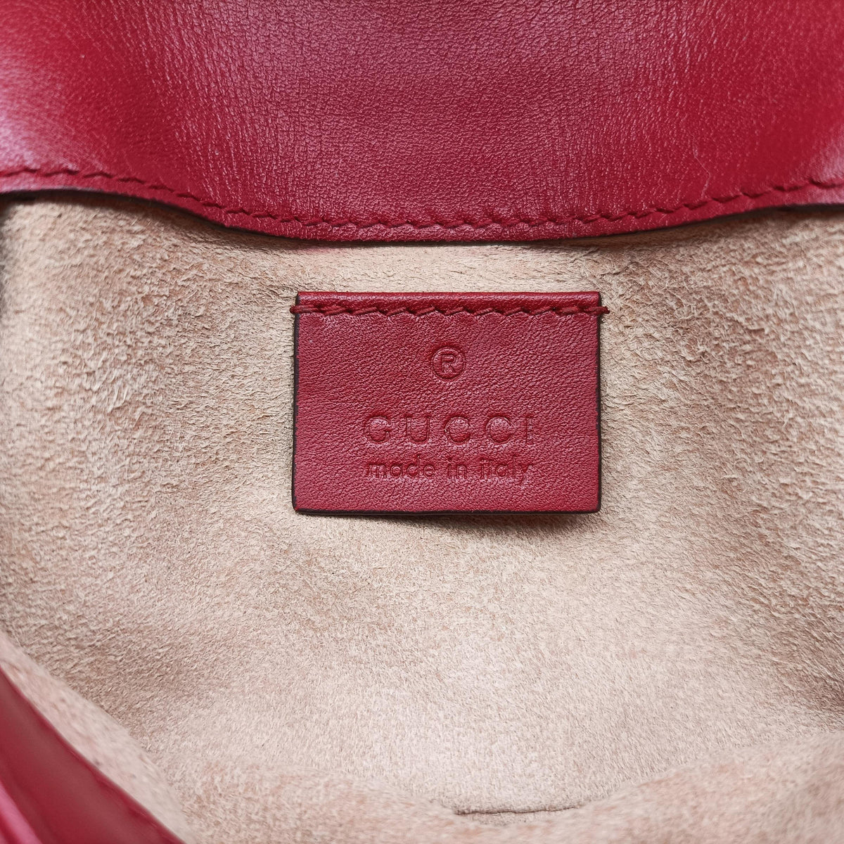 GG Marmont Red Leather 476433 GGマーモント レッド レザー 476433