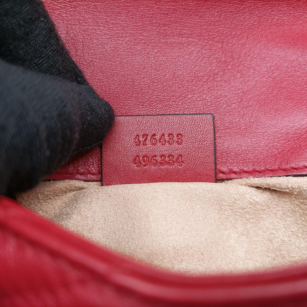 GG Marmont Red Leather 476433 GGマーモント レッド レザー 476433