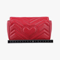 GG Marmont Red Leather 476433 GGマーモント レッド レザー 476433