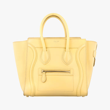 Luggage Micro shopper Yellow Leather S-ZP-1103ラゲージマイクロショッパー イエロー レザー S-ZP-1103