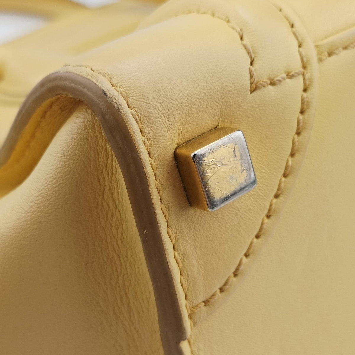 Luggage Micro shopper Yellow Leather S-ZP-1103ラゲージマイクロショッパー イエロー レザー S-ZP-1103