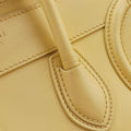 Luggage Micro shopper Yellow Leather S-ZP-1103ラゲージマイクロショッパー イエロー レザー S-ZP-1103