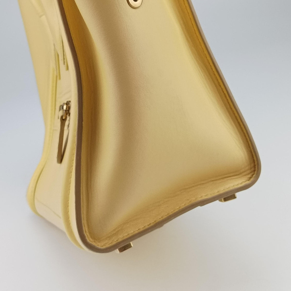 Luggage Micro shopper Yellow Leather S-ZP-1103ラゲージマイクロショッパー イエロー レザー S-ZP-1103