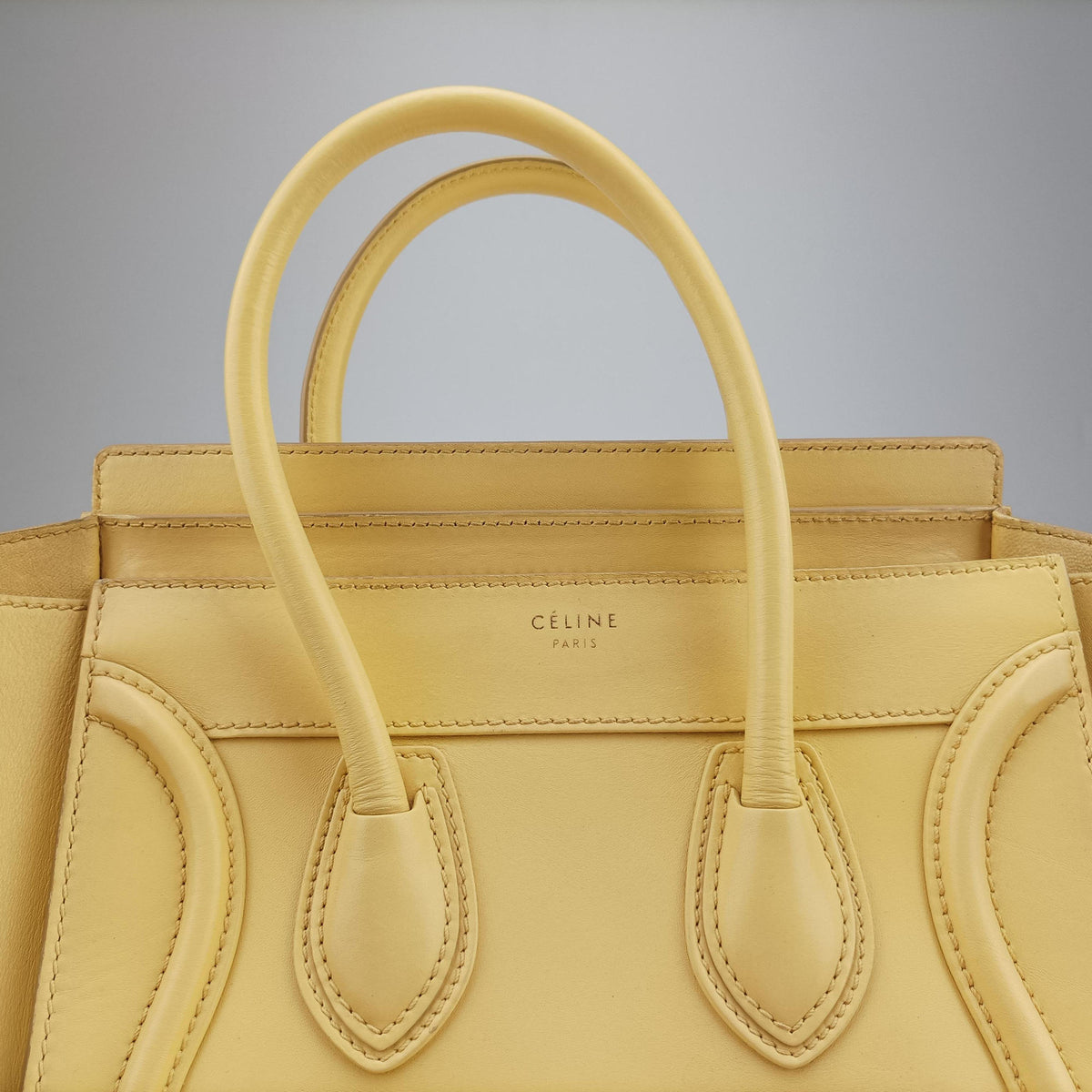 Luggage Micro shopper Yellow Leather S-ZP-1103ラゲージマイクロショッパー イエロー レザー S-ZP-1103