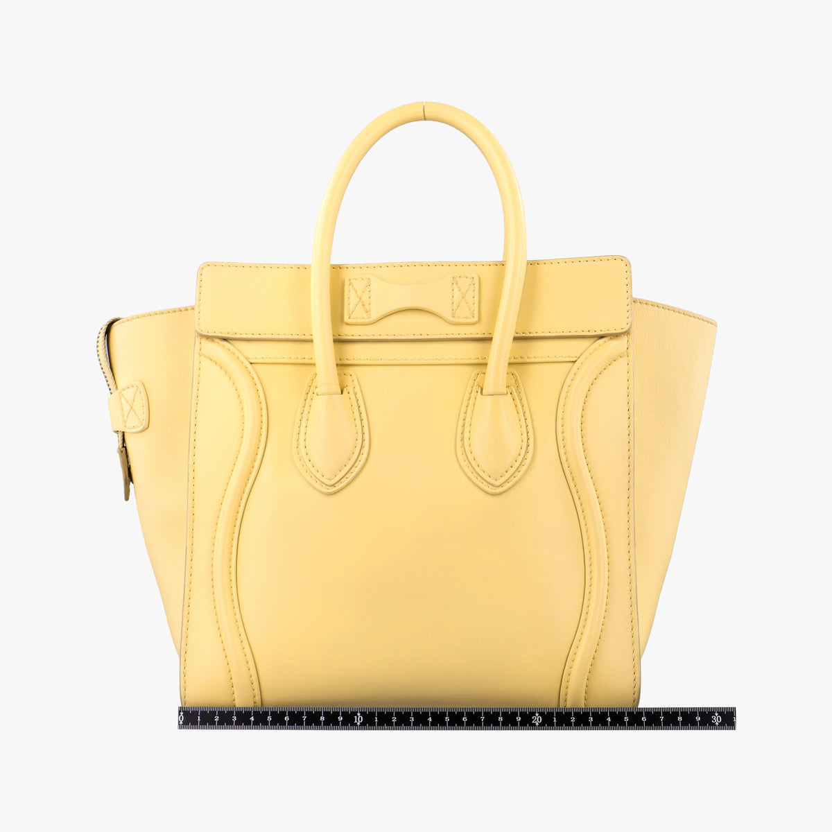 Luggage Micro shopper Yellow Leather S-ZP-1103ラゲージマイクロショッパー イエロー レザー S-ZP-1103
