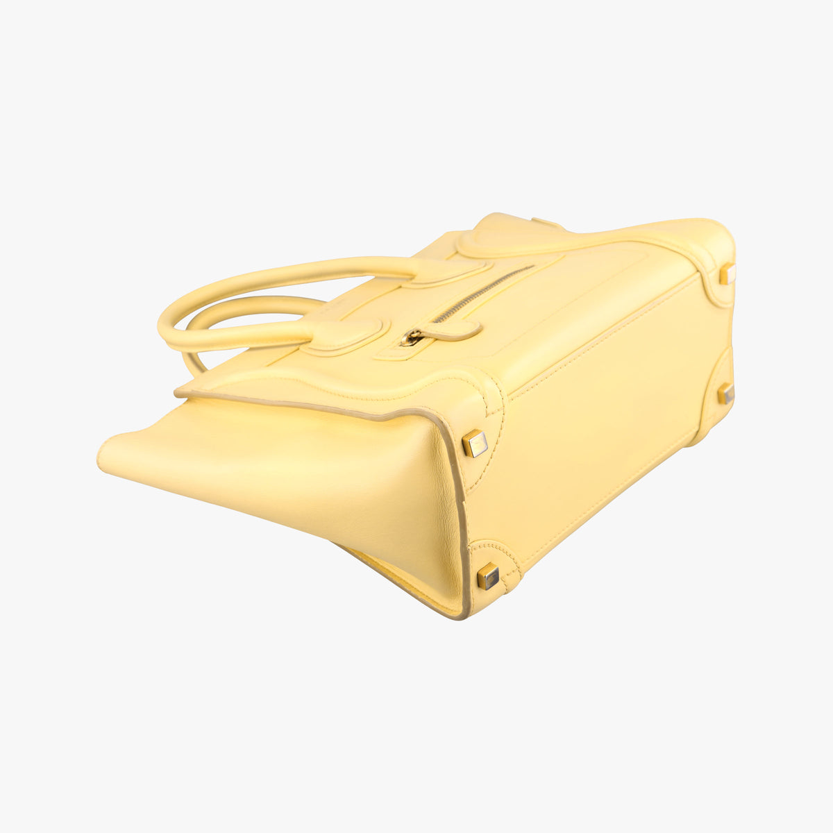 Luggage Micro shopper Yellow Leather S-ZP-1103ラゲージマイクロショッパー イエロー レザー S-ZP-1103