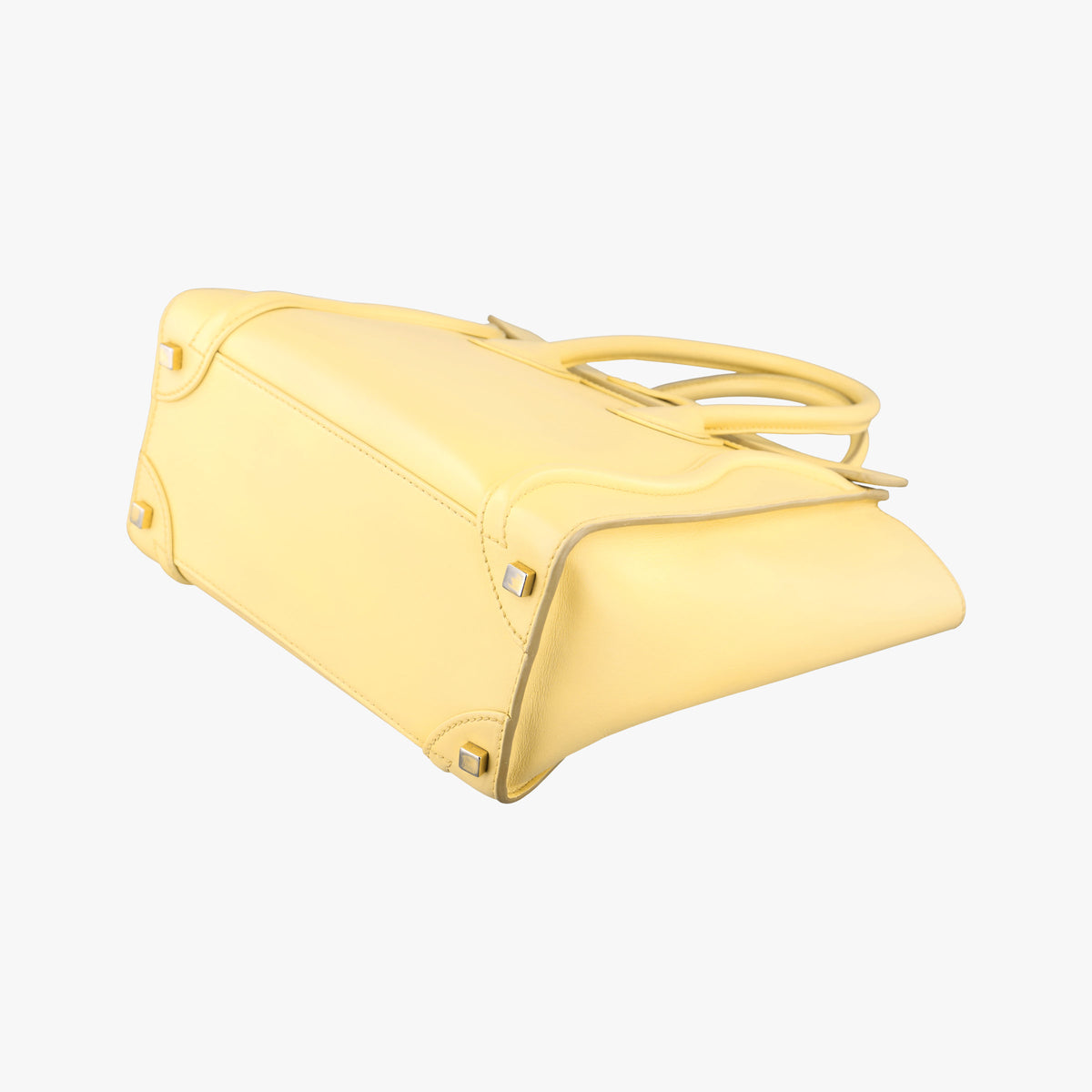 Luggage Micro shopper Yellow Leather S-ZP-1103ラゲージマイクロショッパー イエロー レザー S-ZP-1103