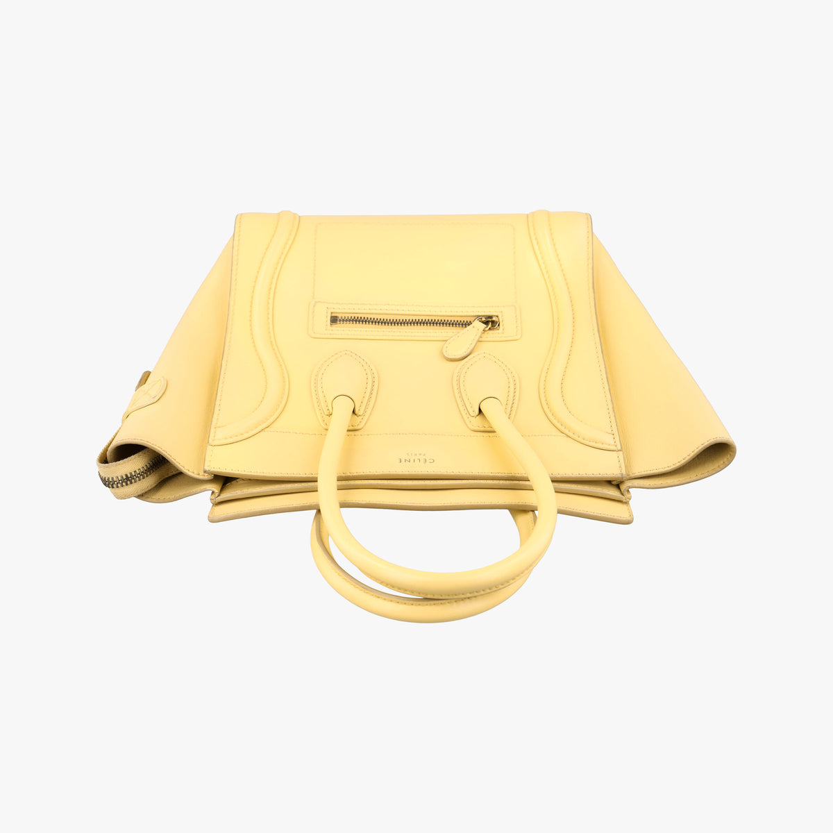 Luggage Micro shopper Yellow Leather S-ZP-1103ラゲージマイクロショッパー イエロー レザー S-ZP-1103