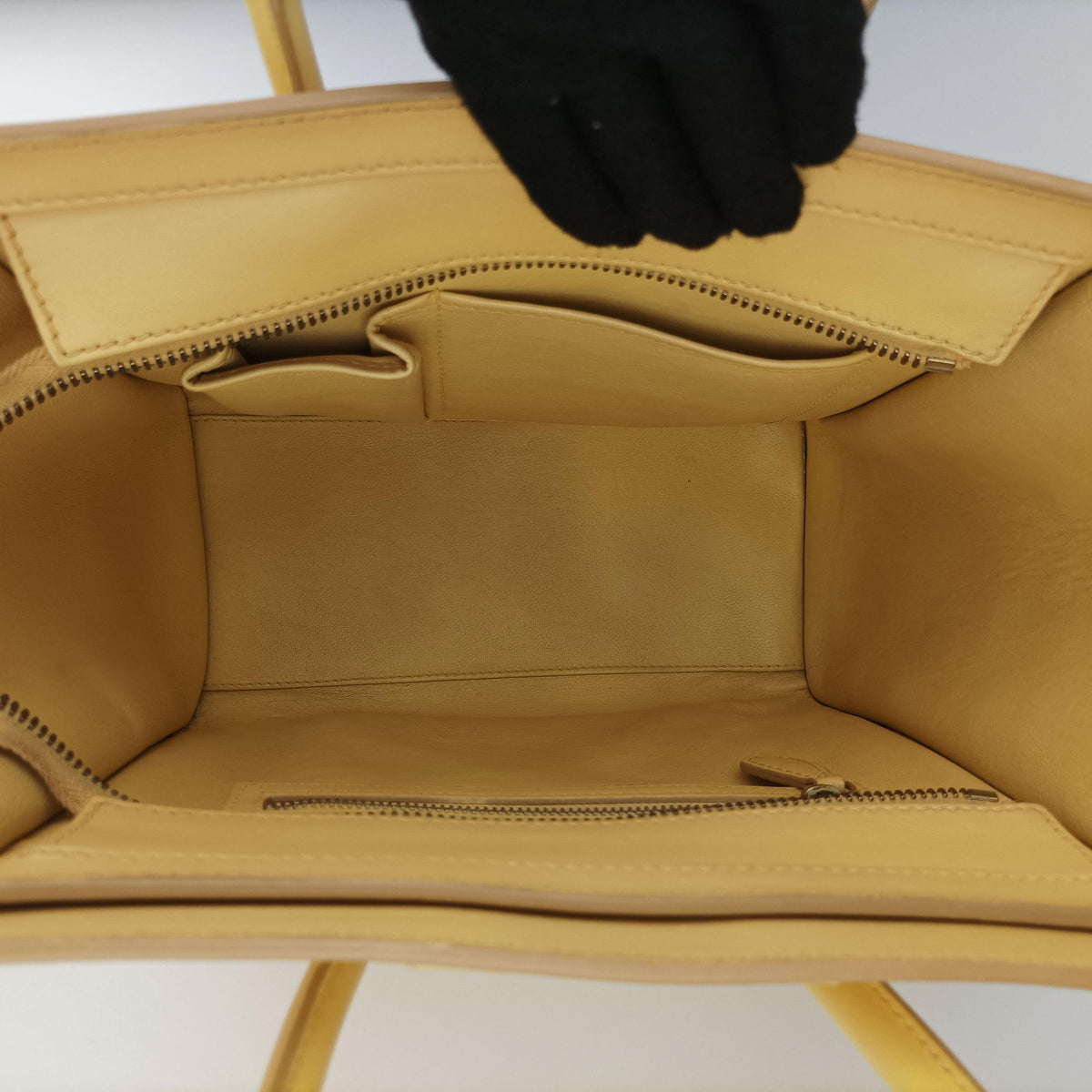 Luggage Micro shopper Yellow Leather S-ZP-1103ラゲージマイクロショッパー イエロー レザー S-ZP-1103