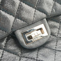 2.55 Classic Flap Black Leather A46213 127436462.55 クラシックフラップ ブラック レザー A46213 12743646