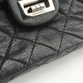 2.55 Classic Flap Black Leather A46213 127436462.55 クラシックフラップ ブラック レザー A46213 12743646