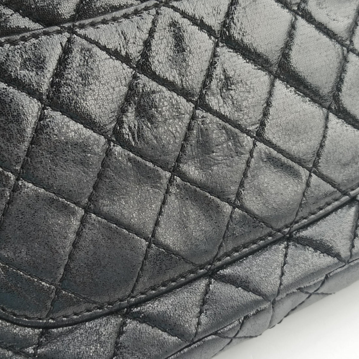 2.55 Classic Flap Black Leather A46213 127436462.55 クラシックフラップ ブラック レザー A46213 12743646