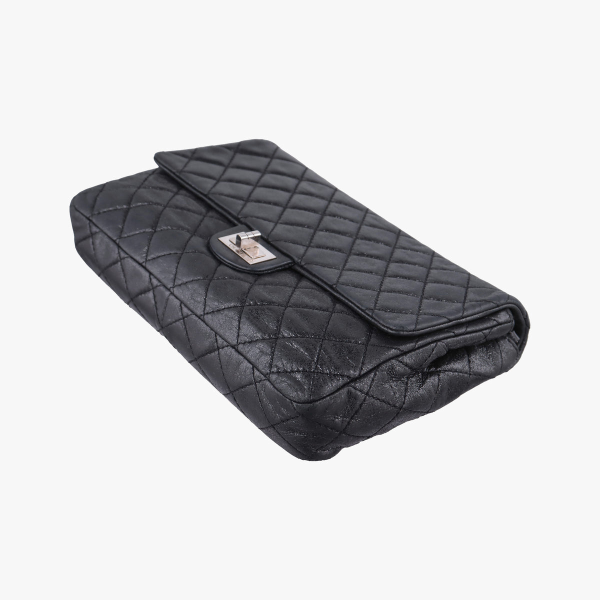 2.55 Classic Flap Black Leather A46213 127436462.55 クラシックフラップ ブラック レザー A46213 12743646