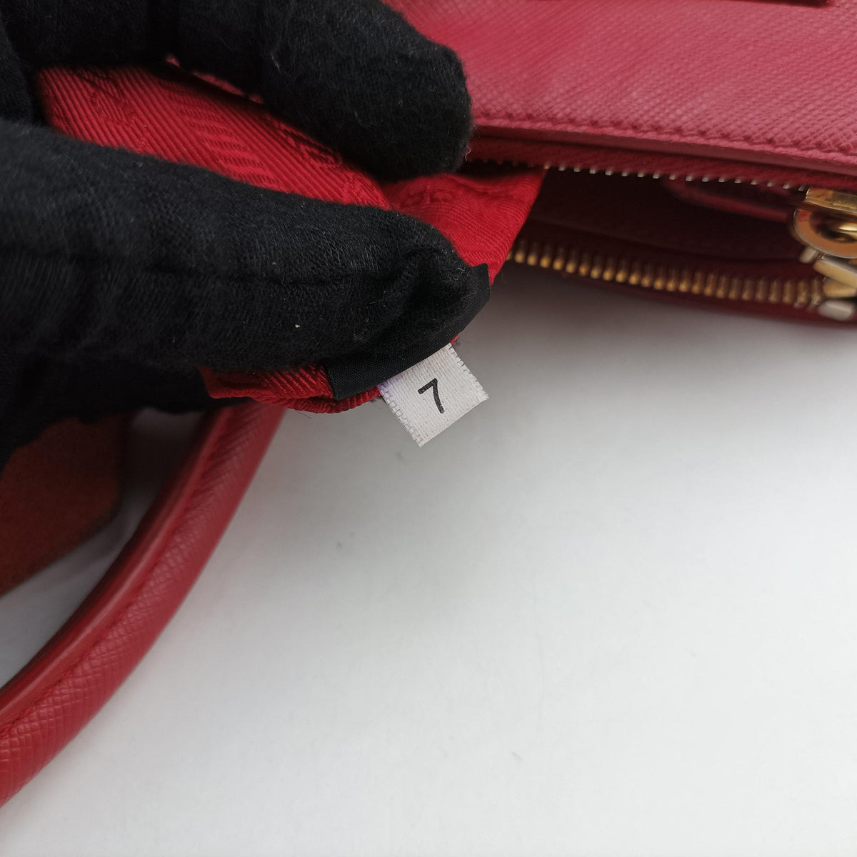Galleria Red SAFFIANO Leather BN1786 7 Aガレリア レッド サフィアーノレザー BN1786 7 A
