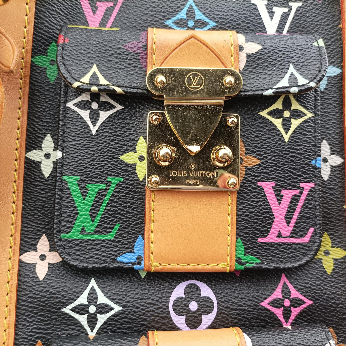 Keepall 45 noir Monogram Multicolor M92640 FL0024キーポル 45 ノワール モノグラム マルチカラー M92640 FL0024