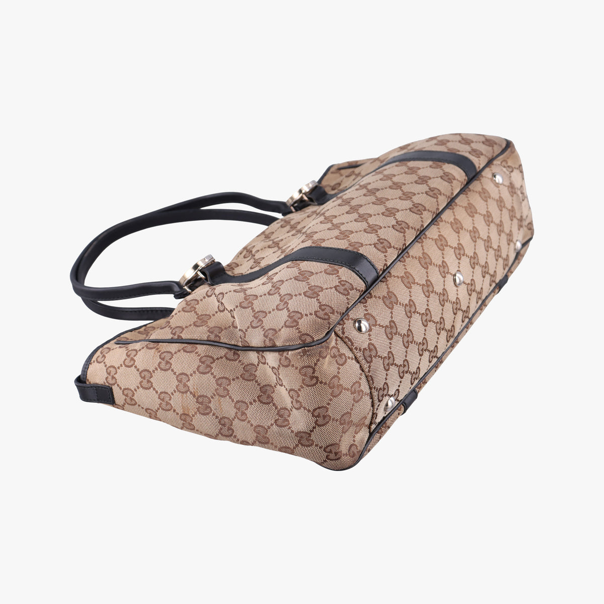 Guccissima GG Twins Beige × Black canvas×leather 232957 F5719323グッチシマ GGツインズ ベージュ×ブラック キャンバス 232957 F5719323