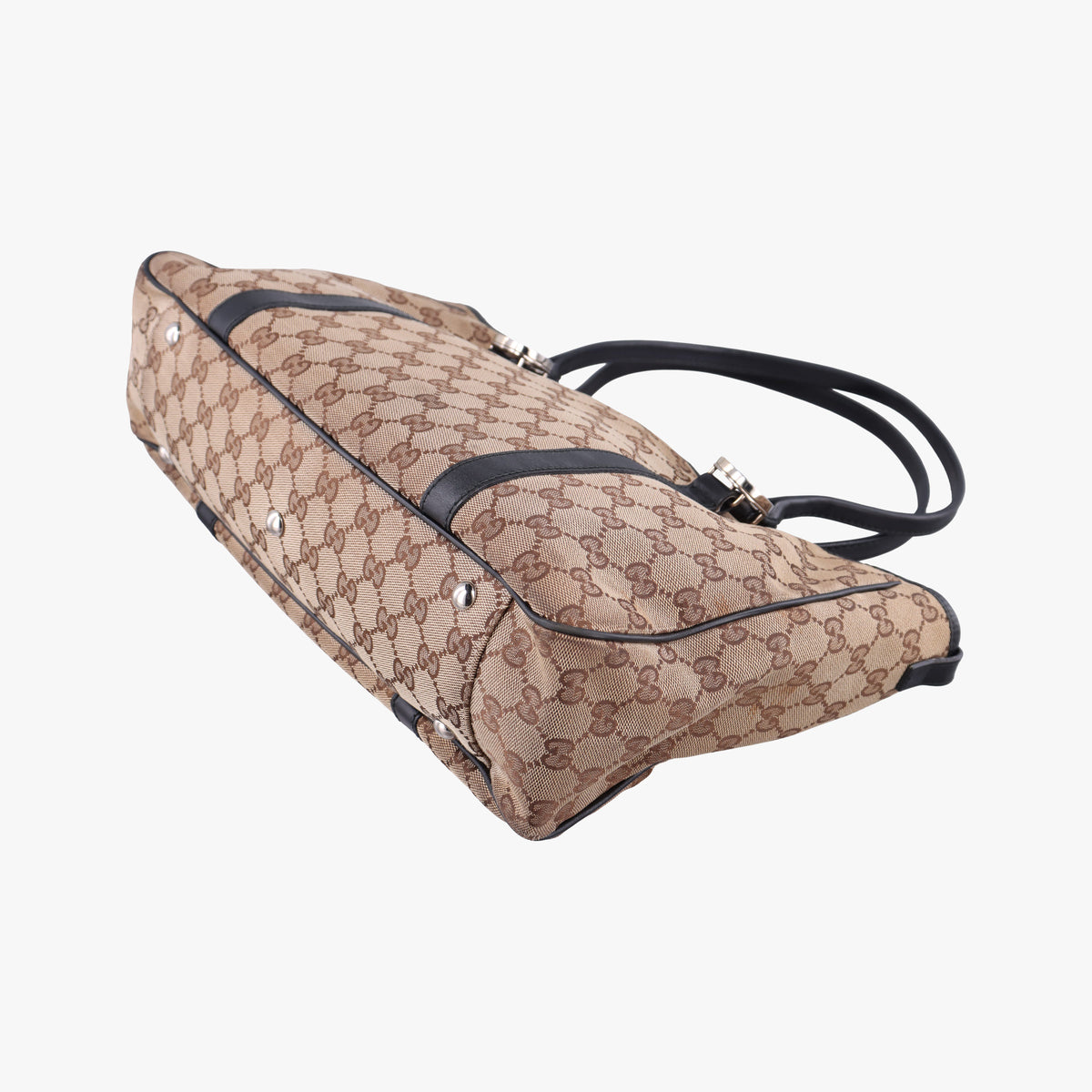 Guccissima GG Twins Beige × Black canvas×leather 232957 F5719323グッチシマ GGツインズ ベージュ×ブラック キャンバス 232957 F5719323