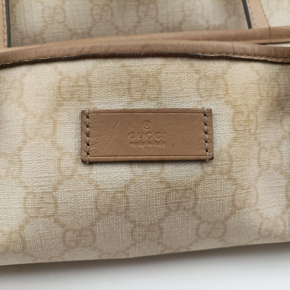 Guccissima GG Imprime Beige PVC coated canvas 211120 H6123300グッチシマ インプリメ ベージュ PVCコーティングキャンバス 211120 H6123300