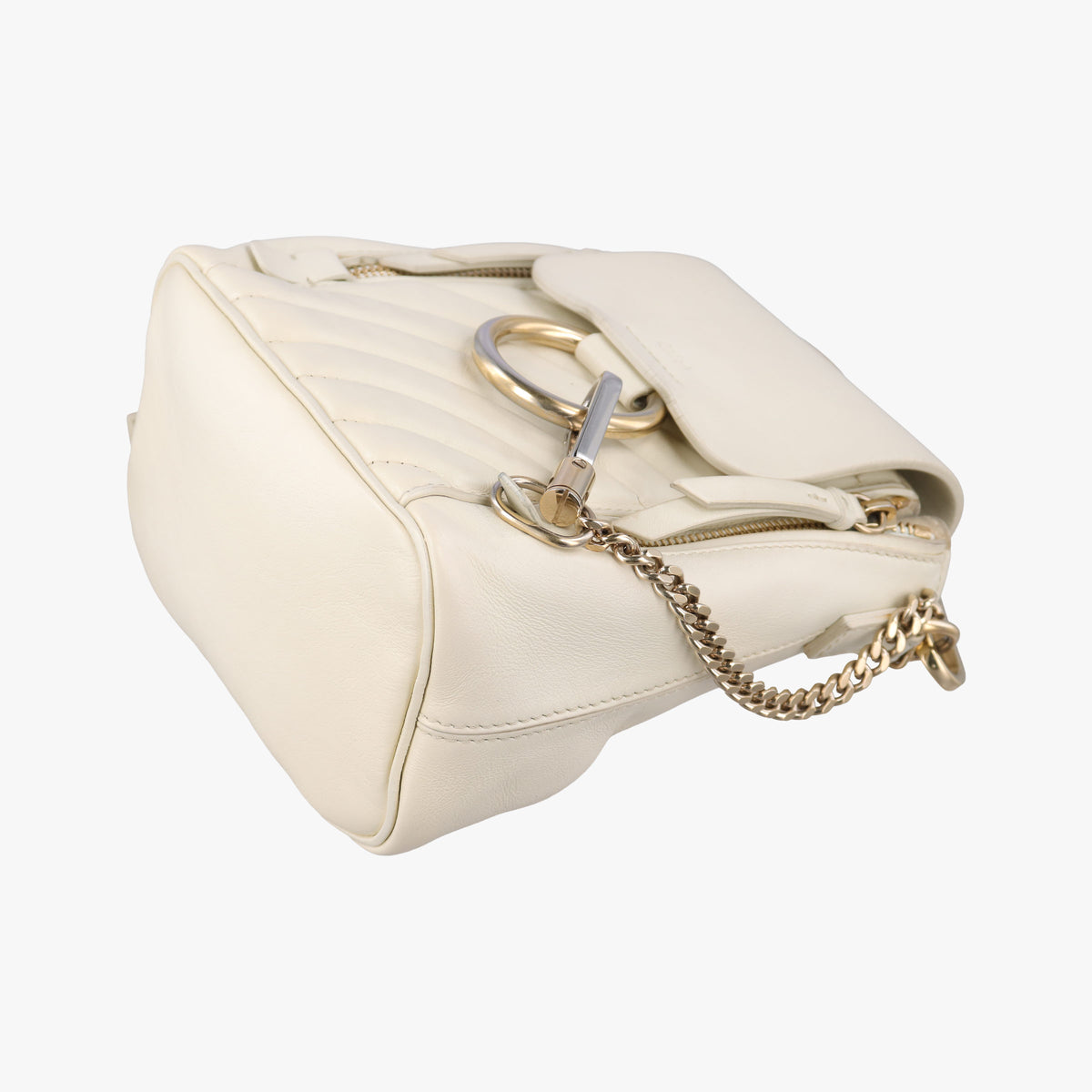FAYE mini White leather 02185765-5フェイ ミニ ホワイト レザー 02185765-5