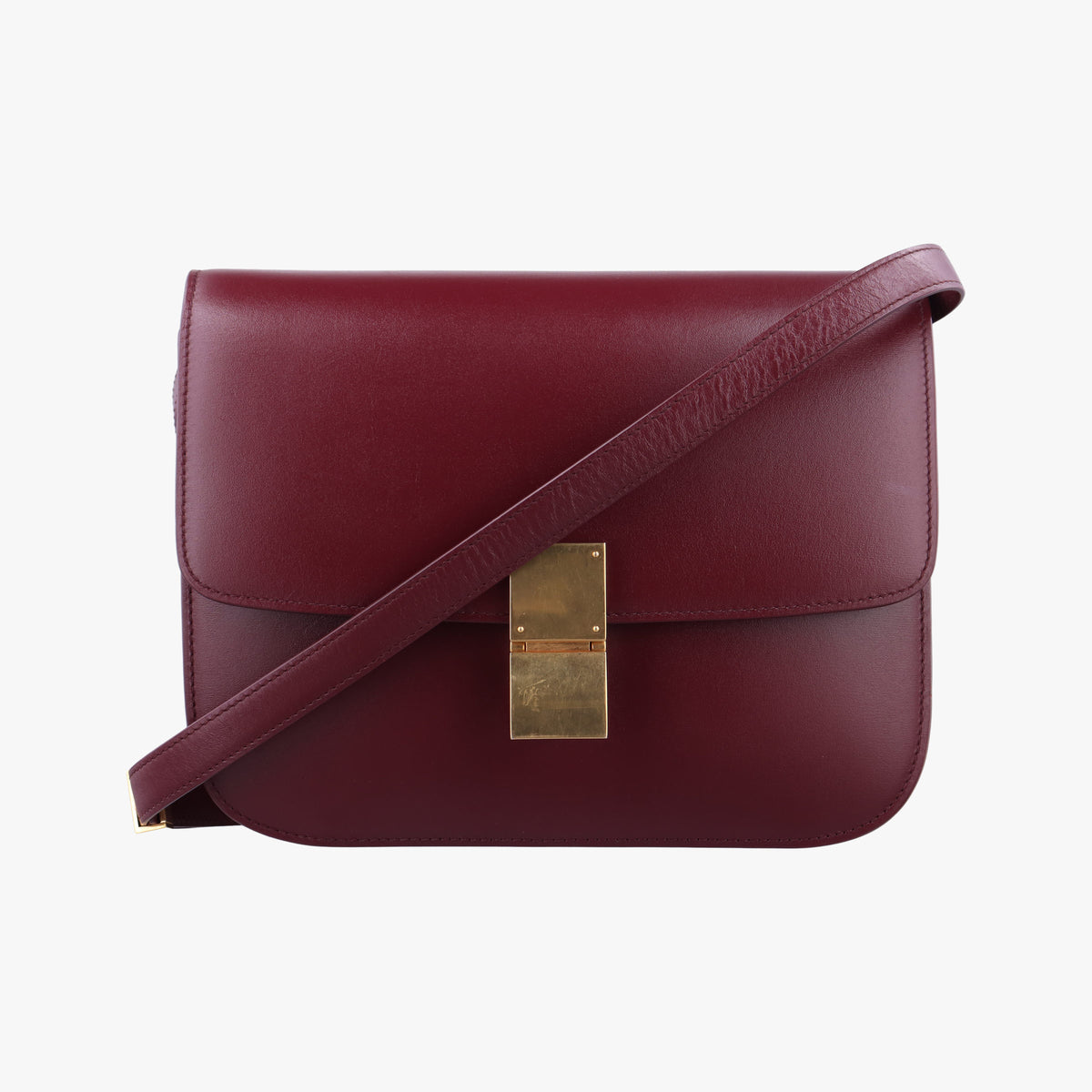 Classic Box Burgundy Leather W-LA-1108クラシックボックス ワインレッド レザー W-LA-1108