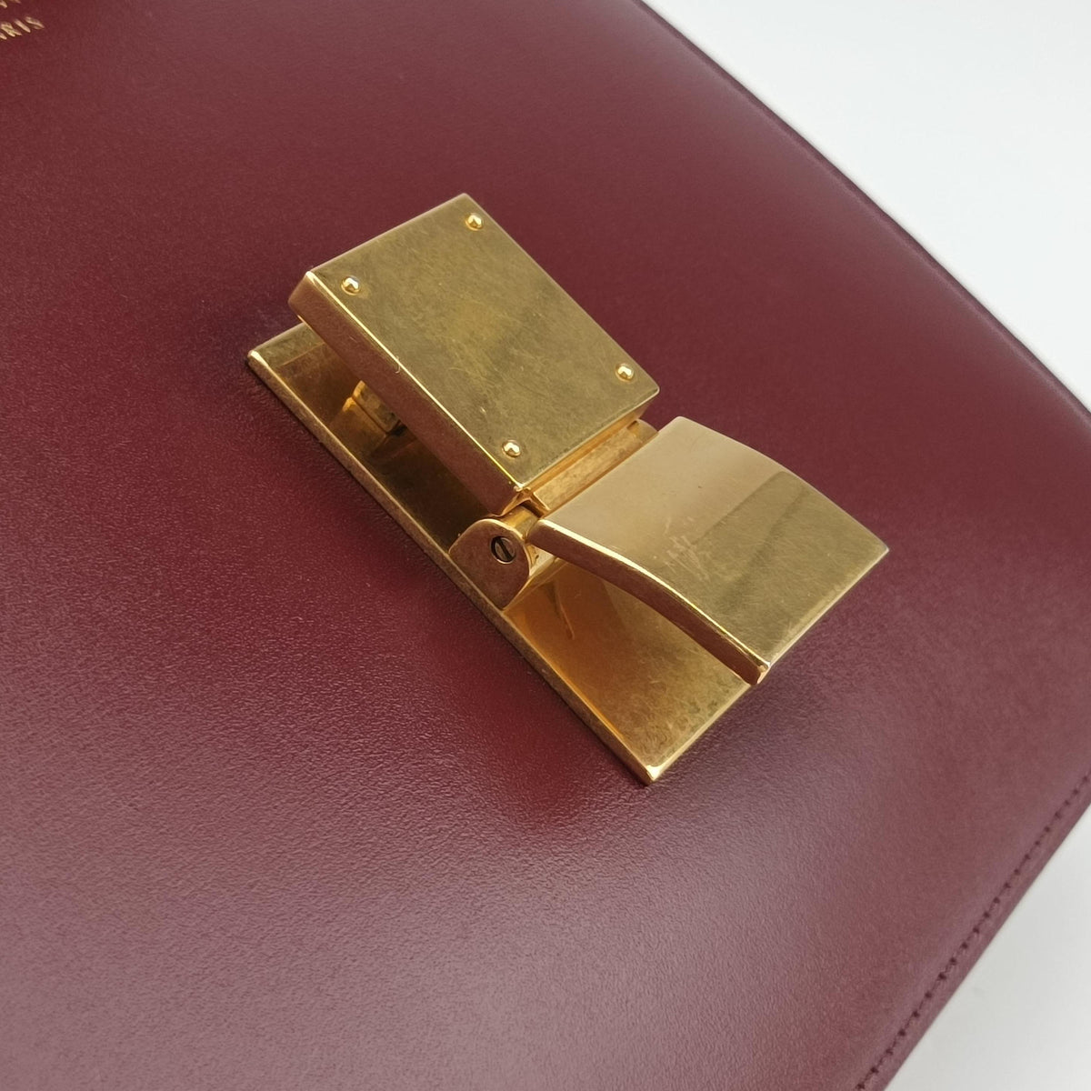 Classic Box Burgundy Leather W-LA-1108クラシックボックス ワインレッド レザー W-LA-1108