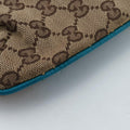GG Canvas Horsebit Beige×Blue canvas×leather 141506 GGキャンバス ホースビット ベージュ×ブルー キャンバス×レザー 141506