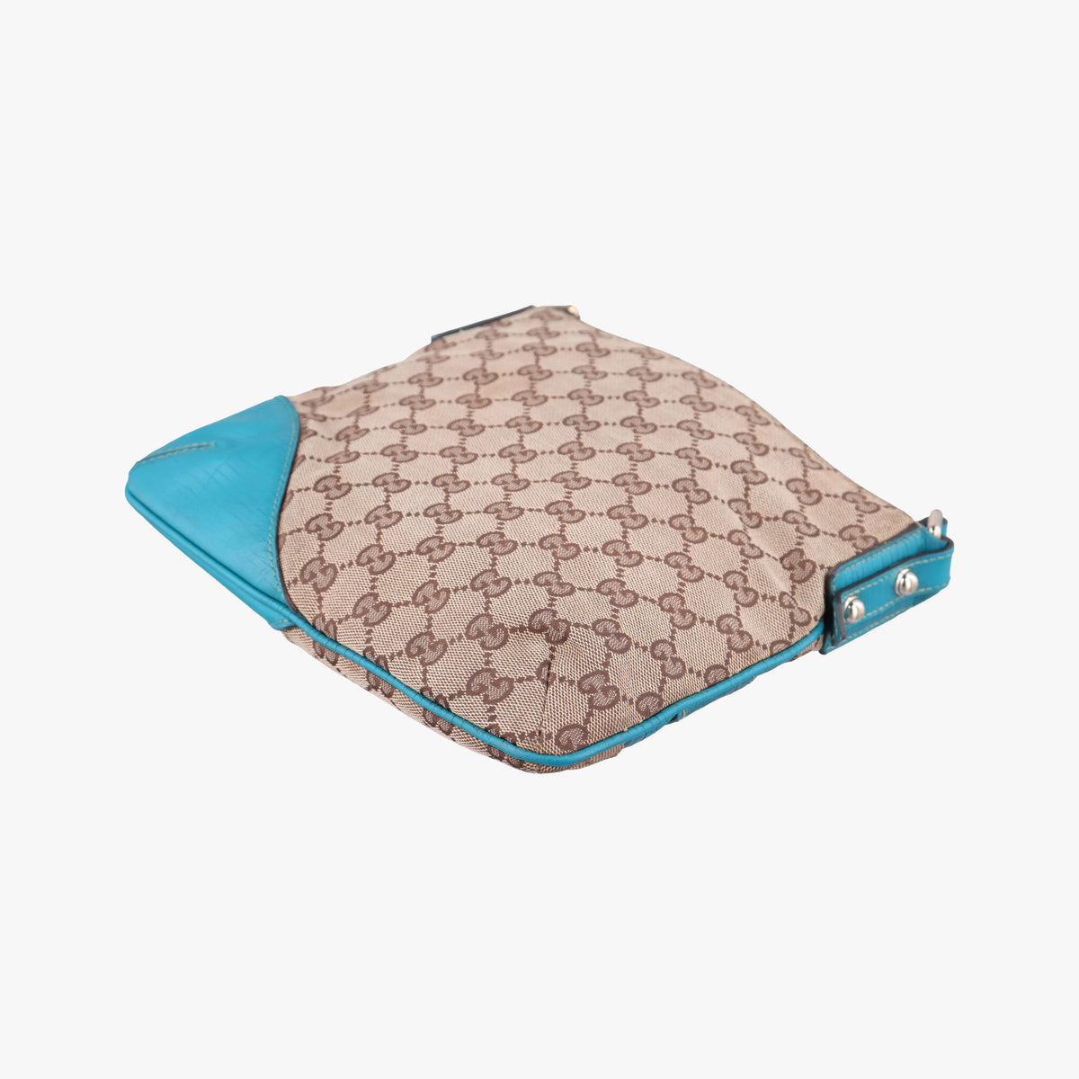 GG Canvas Horsebit Beige×Blue canvas×leather 141506 GGキャンバス ホースビット ベージュ×ブルー キャンバス×レザー 141506