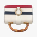 Dionysus bamboo White×navy×red Leather 448075 A022664867ディオニュソス バンブー ホワイト×ネイビー×レッド レザー 448075 A022664867