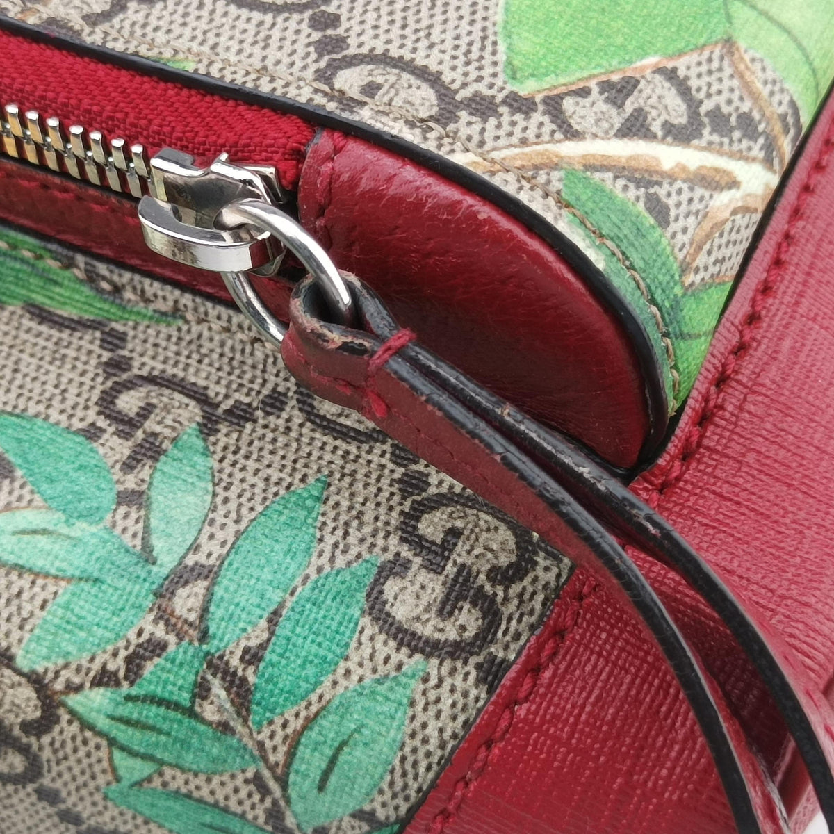 GG Supreme Tian beige×Multicolour PVC coated canvas×Leather 427042 E020093985GGスプリームティアン ベージュ×マルチカラー PVCコーティングキャンバス×レザー 427042 E020093985