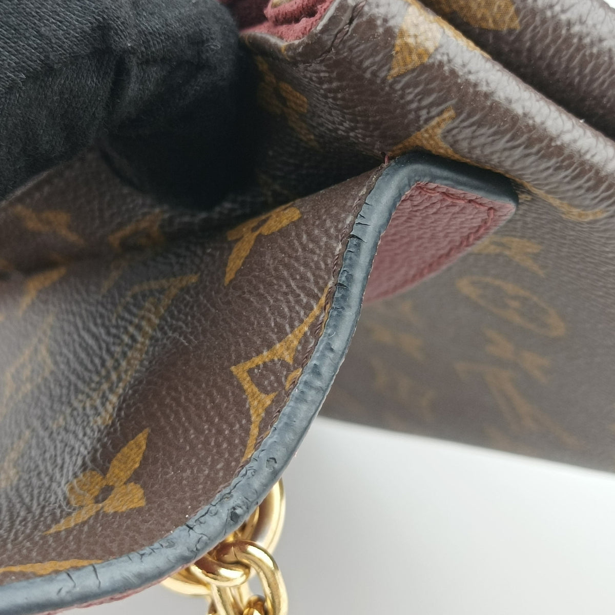 SAINT PLACIDE brown×Bordeaux Monogram Canvas×calf leather M43715 CA0129サンプラシード モノグラム/ブラウン×ボルドー モノグラムキャンバス×カーフレザー M43715 CA0129