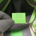 UNICEF Joy Green x White x Black PVC coated canvas 189895 G1880956ユニセフ ジョイ グリーン×ホワイト×ブラック PVCコーティングキャンバス 189895 G1880956