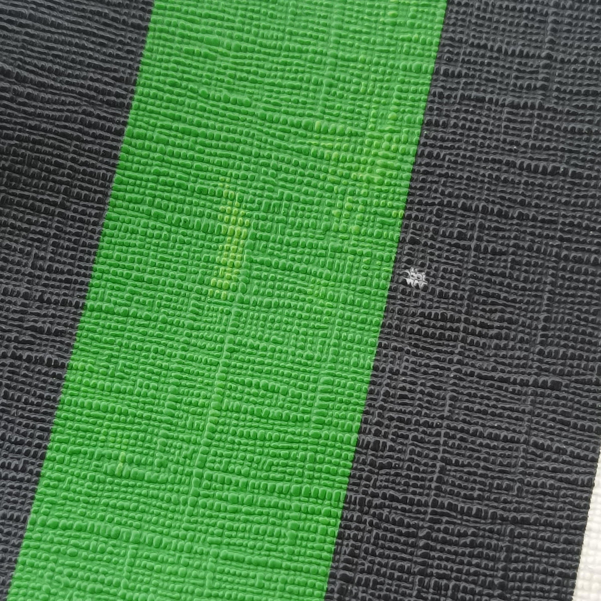 UNICEF Joy Green x White x Black PVC coated canvas 189895 G1880956ユニセフ ジョイ グリーン×ホワイト×ブラック PVCコーティングキャンバス 189895 G1880956