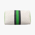 UNICEF Joy Green x White x Black PVC coated canvas 189895 G1880956ユニセフ ジョイ グリーン×ホワイト×ブラック PVCコーティングキャンバス 189895 G1880956