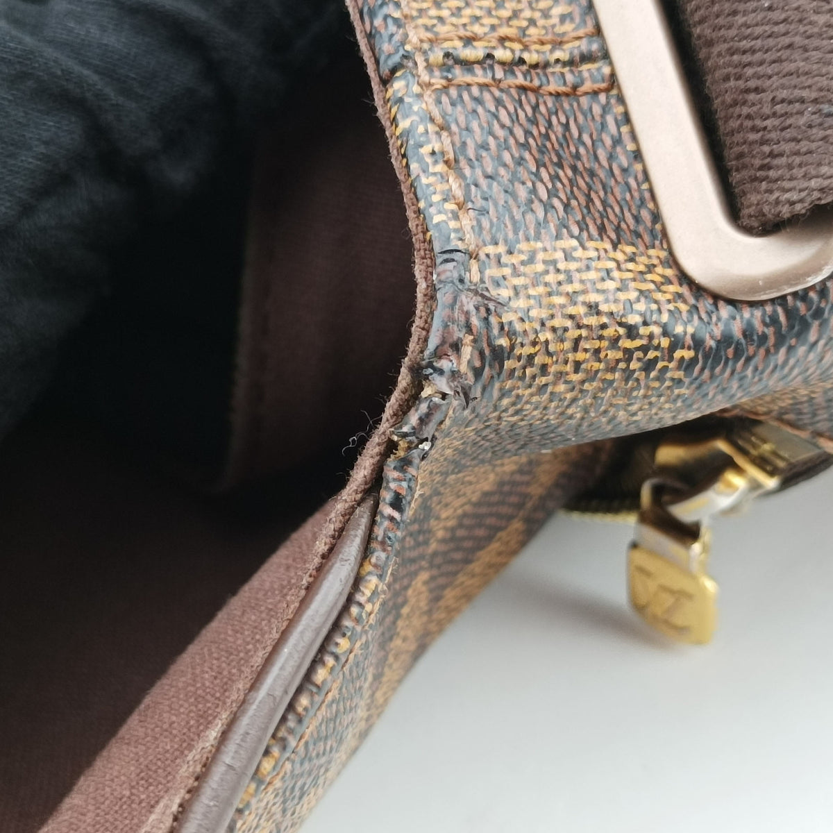 District MM EBENE Damier Canvas N41212 SR4018ディストリクト MM エベヌ ダミエキャンバス N41212 SR4018